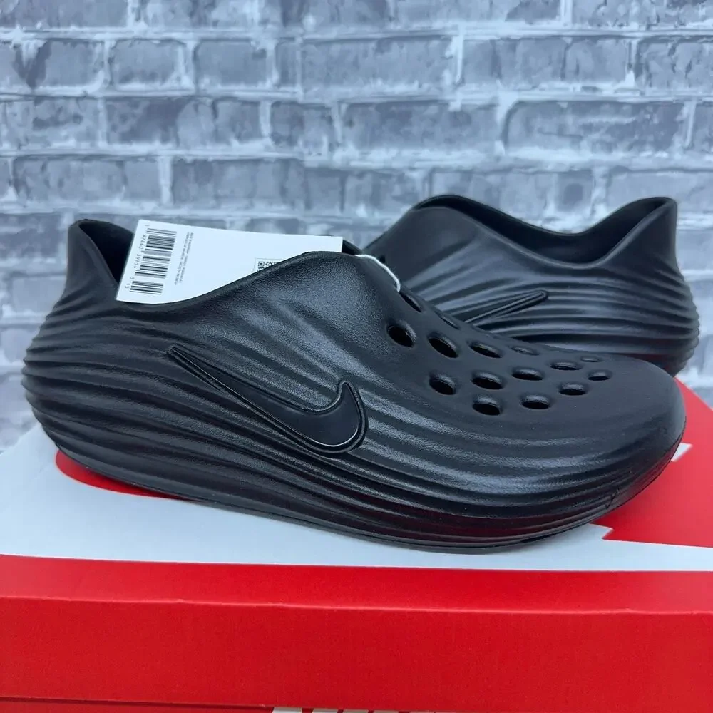 Nike ReactX Rejuven8 Triple Black HV5060-001 Mens Size 13 / Womens 14 New
